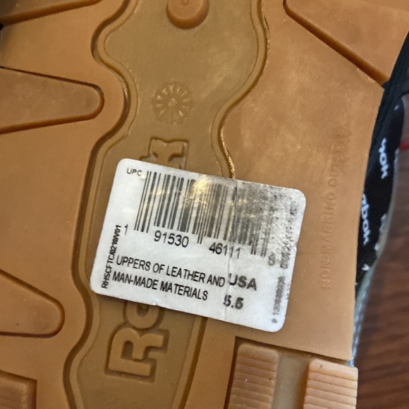 NEW Reebok Classic Leather Altered Big Kids' Shoes Black/Red/Yellow/Grey dv5251 - Picture 6 of 6